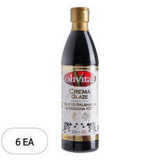 올리비탈 발사믹 글레이즈, 6개, 500ml