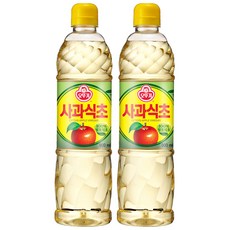 오뚜기 사과식초, 900ml, 2개