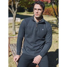 비버리힐스폴로클럽 남성 시그니처 기모 하프집업 TS483