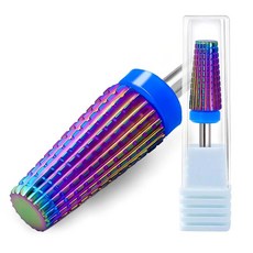 네일드릴비트 전문가용 파츠 각질 FANTEXY 332 카바이드 네일 드릴 비트 컬러 코팅 젤 폴리시 제거용 텅스텐 세트 파일 테크 용품 매니큐어 페디큐어 큐티클 폴리싱 초거친, M, 1