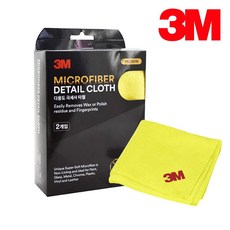 3m 마이크로화이버 극세사 광택용 타월 세차용 타올, 1개