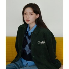 커버낫 [최윤지 추영우 ]코듀로이 코치자켓 Green CO2503JK03GN 911528