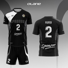 [OLANE] 오레인 배구 전사유니폼(VBJS004) 블랙 [단체주문]