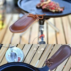 팬손잡이커버 주방손잡이커버 열기보호 후라이팬 가죽손잡이껍데기 뜨거운 bab+281wO