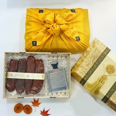 [해송담어란] 부모님 상견례 환갑 명절 선물 추천 - 프리미엄 명품 어란 선물세트 [강판 GIFT], 1세트, 골드박스