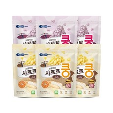 베베쿡 처음먹는 유기농 사르르쿵 자색고구마 오리지널 23g 6봉