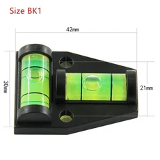 쉘 캠핑카 트레일러 도구 측정 차량 RV 삼각형 Pc 용품 형 버블 레벨 미니 1 액세서리, Bla 01