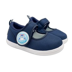 POLI 救援小英雄波力兒童室內透氣網布拖鞋，透氣舒適，安全防滑，卡通圖案