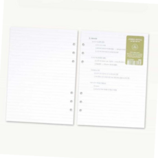 모눈다이어리 6공 점보 리필 라인 다이어리속지 모눈종이 다이어리리필 A5 7mm, 본상품