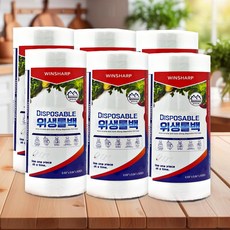 윈샵 일회용 비닐 위생 롤백, 소형(S), 500개입, 6개