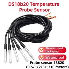 8 1pcs 1PCS DS18B20 방수 스레드 온도 프로브 센서 스틸 패키지 Arduino 용 1/2/3/5/10Meter, 02 1pcs, 03 5M