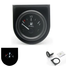 쿠쿠스토어 2"52MM 수온/오일 프레스 kg/볼트/전류계/연료 레벨 (플로트 없음) 게이지 자동차 미터, 01 Fuel(without float)