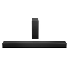 Hisense 하이센스 무선 서브우퍼 2.1 채널 돌비 디지털 플러스 사운드바, HS2100, Light black color