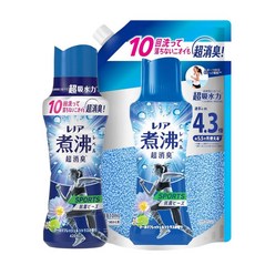 레노아 초강력 탈취 삶은 듯한 냄새 제거 항균 비즈 SPORTS 쿨 리프레시 & 시트러스 본체+리필, 1개, 2.5kg