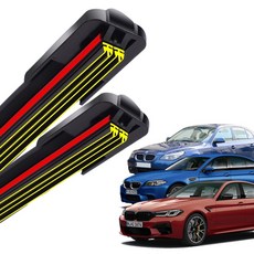 1+1 BMW M5 E60 F10 F90 전차종 순정 호환형 초밀착 와이퍼 윈도우 브러쉬 와이퍼블레이드, T2-M5 E60(05-10)-600+550/B1