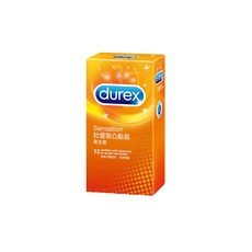 Durex 杜蕾斯 凸點裝衛生套, 1個, 12個裝