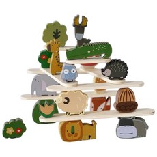 動物疊疊樂 平衡桌遊, 多色, 1套