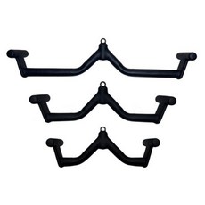 레그컬 가정 체육관 피트니스 조정 도르래 케이블 기계 부착물 이두근 컬 삼두근 래트 풀다운 바 등 훈련 그립, 4) 1 Set, 없음, 1개