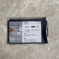 軟質硅藻土地墊 浴室吸水腳踏墊, 1個, 單購布套-深灰
