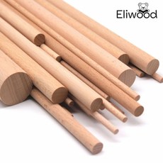 목봉 나무봉 우드봉(지름0.5cm~30cm) 나무막대, 30cm 1개, 1cm, 1개