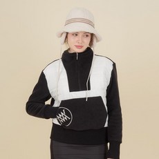 지니골프 앞패딩 캥거루포켓 반집업 점퍼