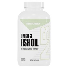Nutrabio Omega-3 魚油軟膠囊, 1個, 400錠