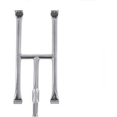 Outdoor Bazaar 블랙스톤 71.1cm(28인치) 그리들 모델용 H 스타일 스테인리스 스틸 버너 2개 세트, Outdoor Bazaar 블랙스톤 71.1cm(28인