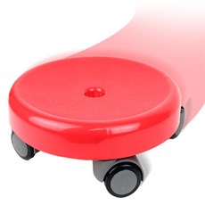 도메라스토어 바퀴달린엉덩이의자 도메라스토어 바닥에앉는등받이의자, 그레이