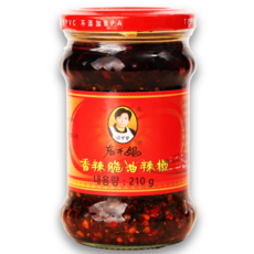 터보마켓 중국수입식품 라오깐마 샹라추이 유라죠 고추기름양념 라유 (210), 1개, 210g
