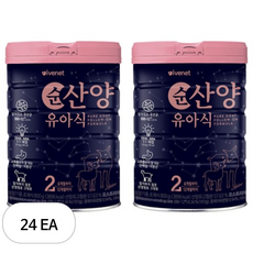 아이배냇 컨피던트 순 산양유아식 2단계, 800g, 24개