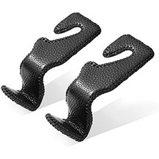 다기능 카시트 헤드레스트 후크 설치 무료 자동차 정리함 보관함 지갑 재킷 인테리어 액세서리 우산 식료품 가방 토트백블랙, Yellow-brown