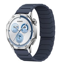 스마트워치 마그네틱 웨어러블 실리콘 시계줄 워치 스트랩, 샤오미 Watch S 4 47mm 22mm, 미드나잇 컬러 아머드실리콘자석