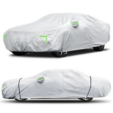Qualencey 자동차 커버 맞춤형 핏 혼다 CRV 1997-2025 토요타 RAV4 1996-2025 6겹 트럭 방수 전천후 자동차용 야외 전체 외부 커버 비 태양, 1개
