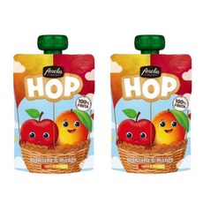 아넬라 HOP 짜먹는 과일퓨레, 100g, 2개, 애플망고