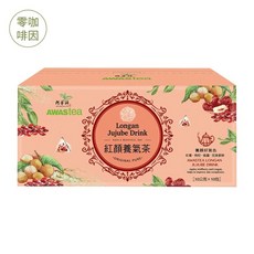 太陽溏 阿華師 紅顏養氣茶, 10g, 1盒裝, 10個裝
