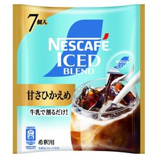 네스카페 아이스 블렌드 포션 단맛을 줄인 타입, 11g, 7개입, 1개