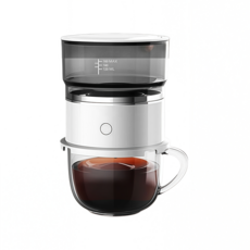 便攜式電動手沖咖啡機 304不銹鋼濾網 Tritan水箱 88-92°C精準水溫, 白色, 手衝咖啡機