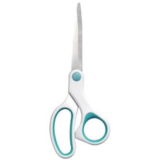 手牌SDI 7吋雙色防滑事務剪刀178mm(0849C)，辦公家用安全剪刀，人體工學設計，鋒利耐用, 藍, 1個