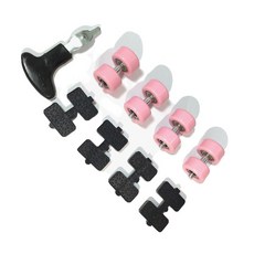 스노우드림 롤러슈즈 액세서리 부품 통용 휠리스 액세서리 가족사진, 1개, 옵션A (핑크색 사륜)