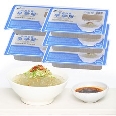 우리마을 월산 우무채 우무묵 300g 제주산 우뭇가사리 97.56% 스티로폼 안심포장, 5개