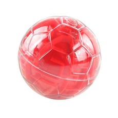 Zeyuan 3D 퍼즐 게임 공 두뇌 티저 퍼즐 도전 게임 파티 호의 5세 이상 어린이를 위한 상상력 교육 장난감, 10.5cmx10.5cm, 플라스틱, 빨간색, 1개