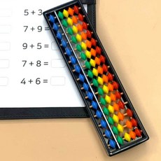 암산 주산 학습용 컬러 주판 15선 수세기교구 어린이pjy2+3oqC