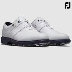 FootJoy Premiere 牛皮皮鞋 #54543 (9顆爪釘) 真皮材質 好穿好穿搭 白, 1個, US 9.5號