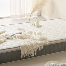 이지 본넬 스프링 침대 매트리스 싱글 슈퍼싱글 퀸, 그레이, 260mm