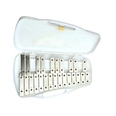 명창 실버스타 공명실로폰 25키 (백색) 니켈도금음판 [실.채포함], 1개, 백색, 25판