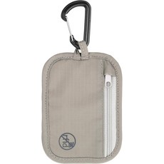 RFID 차단 클립 보관 파우치 여행 지갑 미니멀리스트 숨겨진 남성 여행용 열쇠고리가 있는 여권 신용카드 그레이