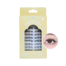 Char. Hello Feather Collection 天使羽毛假睫毛, 1個, 黑色