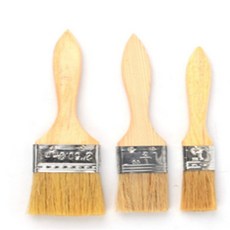 돼지네만물상 페인트용품 페인트칠도구 도배 페인트작업 붓 소형 목재니스칠붓, 3.8cm