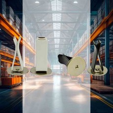 송풍구 꽂이 공예용 석고방향제 홀더 만들기재료 송풍구클립 거치대, 원형 화이트