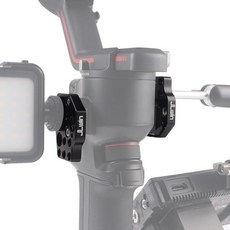 포트가 퀵 릴리즈 플레이트 DJI Ronin S 시리즈 SC RS2 RS3 RSC2 짐벌 안정기용 1420 및 3816 구멍이 있는 콜드 슈 카메라 필드 모니터 마이크로폰 LE, FOTGA 2개